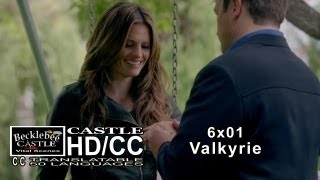 Castle 6x01 quotValkyriequot Proposal Scene Beckett Answer  A Resounding Yes HDCC [upl. by Elagibba]