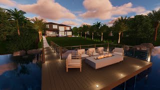 Katzman Project  Waterfront Retreat Fire Pit Lounge with Scenic Backyard Views Orlando FL [upl. by Icyak]