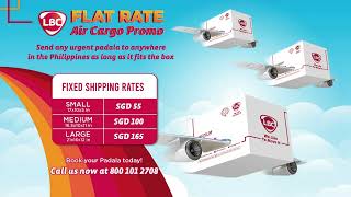 LBC Singapore  Flat Rate Air Cargo Promo [upl. by Prudence]