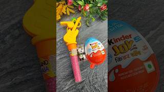 Gitaar Jems pink with panada candy in Kinderjoy Box shorts viralvideo gems [upl. by Ttayw17]