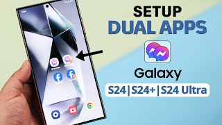 How To Enable Dual Apps on Samsung Galaxy S24 UltraPlus [upl. by Nawoj]