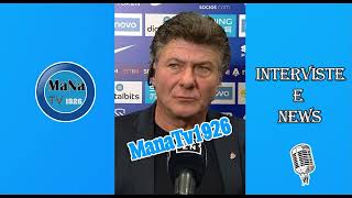 Napoli  Salernitana Intervista Mazzarri [upl. by Nosyla523]