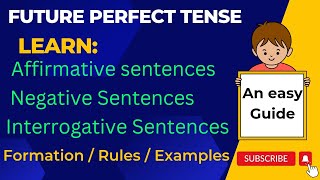 Future Perfect Tense  Affirmative Negative amp Interrogative Sentences  Formation amp Examples [upl. by Eirahs954]