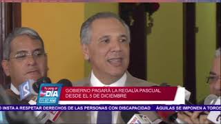 Gobierno Pagará La Regalía Pascual Desde El 5 De Diciembre [upl. by Radec]