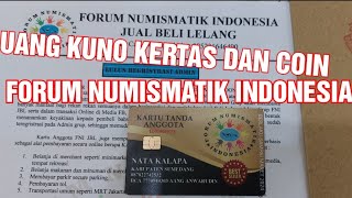 FNI FORUM NUMISMATIK INDONESIA GRUP FB PARA PENGHOBI KOLEKSI UANG LAMA UANG KUNO DI INDONESIA [upl. by Oag]