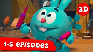 KikoRiki 3D  Full Episodes collection Episodes 15  Cartoon for Kids [upl. by Hueston299]