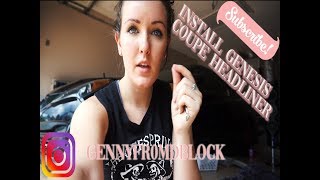 How to DIY Custom Headliner Install Genesis Coupe [upl. by Weikert265]