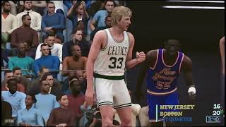 NBA2K24 MyLeague December 23rd 1983 New Jersey Nets 206 vs Boston Celtics 262 [upl. by Hurwitz]