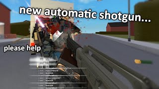 a new automatic shotgun in phantom forces [upl. by Yalonda]