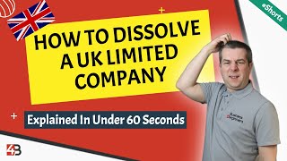 How To Dissolve A UK Limited Company  Explained In 49 Seconds [upl. by Shoshana]