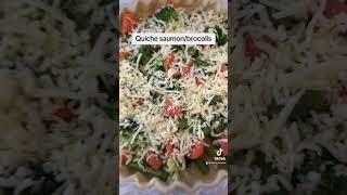 Quiche saumonbrocolis food [upl. by Lleynod]