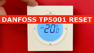 DANFOSS TP5001 RESET [upl. by Aronle]