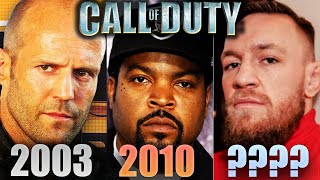 The ENTIRE HISTORY of CELEBRITIES in Call of Duty [upl. by Osmo]