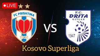 FC Drita – Prishtina ndeshje futbolli live sot në Superligën e Kosovës [upl. by Gnauq]