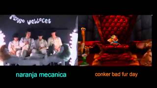 comparacion conker bad fur day y la naranja mecanica [upl. by Orella]