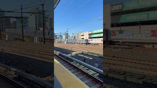 PATH Train Departing Harrison Bound For Newark Penn Station [upl. by Ecylla]