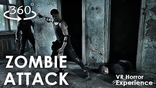 VR 360 ZOMBIE ATTACK  Horror Video Experience 4K  Survival Horror [upl. by Ereveneug]