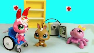 LPS Baby Bunny Born  Mommies Part 39 Littlest Pet Shop Series Movie LPS Mom Babies Bulldog [upl. by Atival]