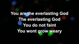 Everlasting God  Lyric video with vocals [upl. by Akined]