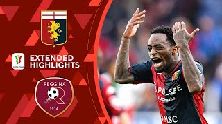 Genoa vs Reggiana Extended Highlights  Coppa Italia  CBS Sports Golazo [upl. by Aihsinat]