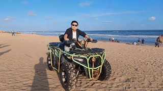 First Time Quad Bike Riding [upl. by Ecydnak29]