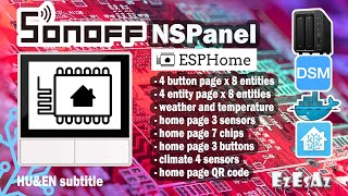 41 Introduction of Sonoff NSPanel flashed with ESPHome [upl. by Whitcomb68]