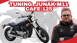 Tuning Junak M11 Cafe 125 Ile to kosztuje [upl. by Skiba]