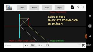 Formación de Imágenes en Espejos Cóncavos Plano y Convexos  TinTutor [upl. by Arathorn]