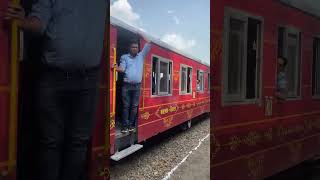 KalkaShimla toy train narrow gauge train 🚂 shimla toytrain ytshortsindia yuotube song [upl. by Schrader]