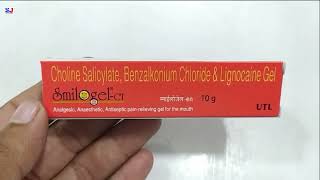 Smilogel CT  How To Use Smilogel CT  Choline Salicylate Benzalkonium Chloride amp Lignocaine Gel Use [upl. by Ahseuqram]