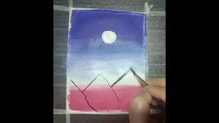 easy painting🎨art painting drawing colorful acrylicpaintingtrendingshorts [upl. by Auqinal]