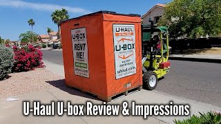 UHaul UBox Review Experience and Impressions [upl. by Merna]