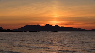 Sunset at Camusdarach Western Scotland  DBLM Wildlife [upl. by Noirred]