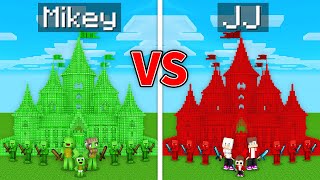 Mikey Family Kingdom vs JJ Family Kingdom in Minecraft Maizen [upl. by Bram]