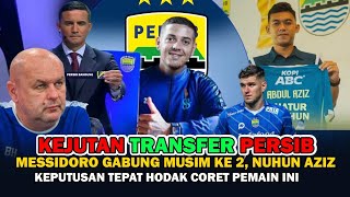 😱 WOW DIRESMIKAN HARI INI Messidoro BUKA suara GABUNG ⁉️ 1 Pemain DILEPAS PERSIB Nick TAK SABAR🔥 [upl. by Schaper]