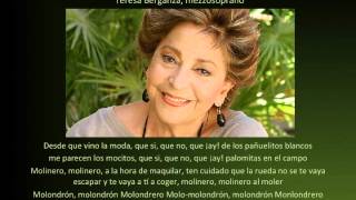 Teresa Berganza quotMolondrónquot canción popular de Santander [upl. by Joshi]