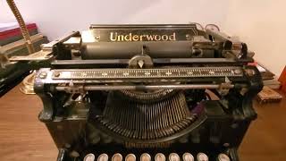 1902 Underwood No4 Typewriter [upl. by Javed322]