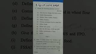 gurugram university M A english second semester 2024 food adulteration question paper [upl. by Aiet]