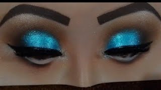 Blue Brown Smokey Eye Makeup 💄 Tutorial [upl. by Drarig]