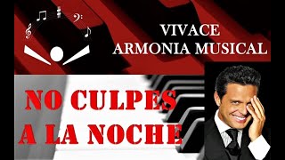 LUIS MIGUEL  NO CULPES A LA NOCHE  PIANO TUTORIAL [upl. by Amaryl]