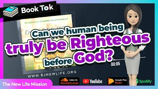 Book talk Can we human being truly be Righteous before God booktok [upl. by Xonk]