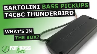 Bartolini T4CBC Thunderbird® Replacement Bass Pickup What’s In The Box A CloseUp Look [upl. by Eivla730]