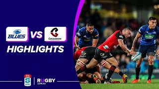 Super Rugby Pacific 2022 Final Blues vs Crusaders  Highlights [upl. by Janiuszck]