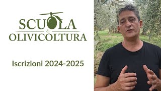 La Scuola di olivicoltura presenta il corso del nuovo anno scolastico 20242025 [upl. by Nnailuj]