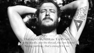 Bon Iver  Holocene Lyrics video [upl. by Nylekoorb647]