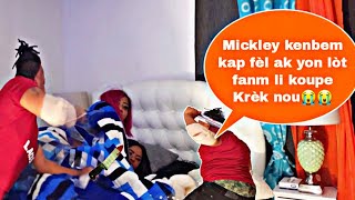 PRANK  MICKLEY KOUPE KRÈK MWEN KAP PLUMEN AK LÒT FANM  PAP FÈ PRANK ANKÒ [upl. by Enilorac470]