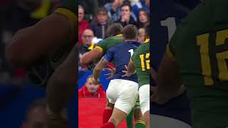 Eben Etzebeths quotElizabediquot moment matchwinning try against France [upl. by Nodnil]