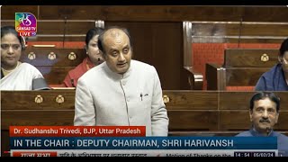 Dr Sudhanshu Trivedis Remarks  Motion of Thanks on the Presidents Address  05 February 2024 [upl. by Rainger]