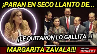 ¡EN PLENO CONGRESO PARAN EN SECO LLANTO DE MARGARITA ZAVALA LE QUITARON LO GALLITA A LA PANISTA [upl. by Dudden333]