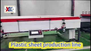 Plastic Sheet production line from Xinke Machinery Co Ltdplasticsheet machine xinke [upl. by Acsicnarf49]